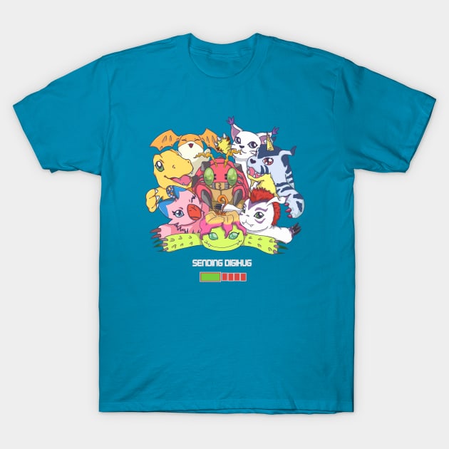 Digimon Adventure. Digihug T-Shirt by Rosbel